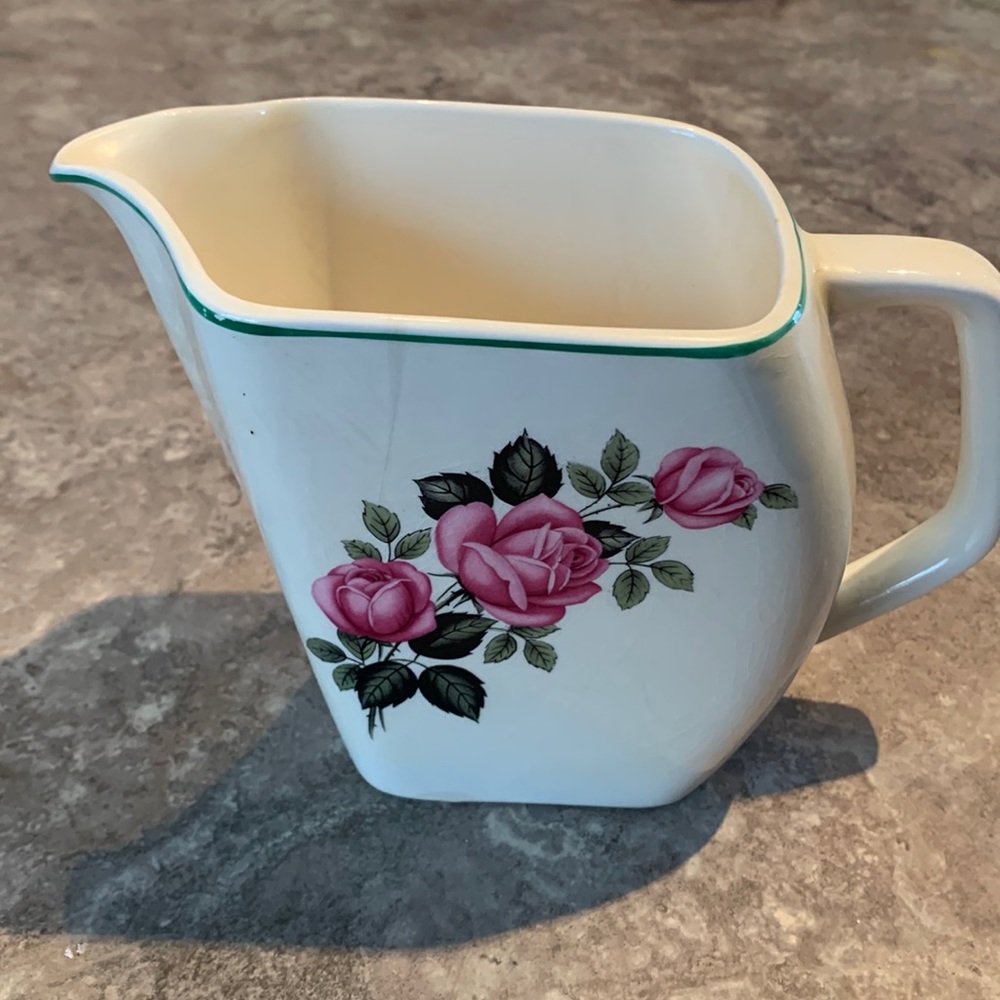 Lord Nelson, Elijah Cotton, vintage rose milk jug